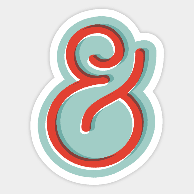 Ampersand Sticker by MotivatedType